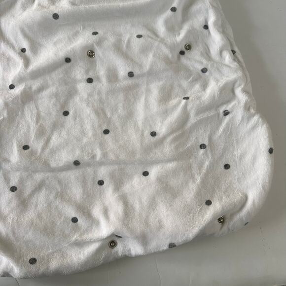 Kiabi White Polka Dot Velour Sleep Sack - 24-36 Months - Picture 6 of 8